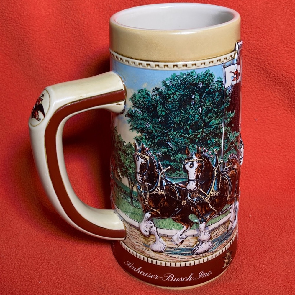 Budweiser Anheuser Busch beer stein